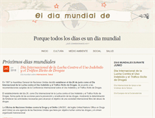 Tablet Screenshot of eldiamundial.com